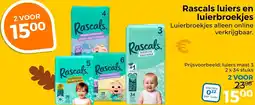 Trekpleister Rascals luiers en luierbroekjes aanbieding