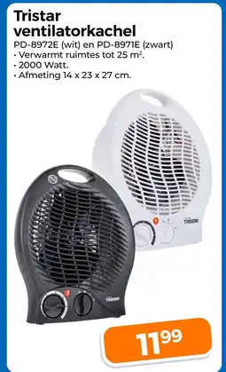 Trekpleister Tristar ventilatorkachel aanbieding