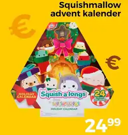 Trekpleister Squishmallows Squish a longs holiday calendar aanbieding