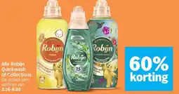 Albert Heijn Alle Robijn Quickwash of Collections aanbieding