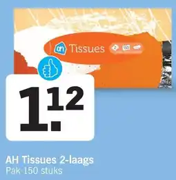 Albert Heijn AH Tissues 2-laags aanbieding