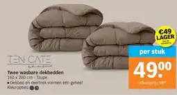 Albert Heijn Tencate Twee wasbare dekbedden aanbieding