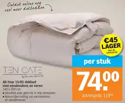 Albert Heijn All-Year 15/85 dekbed met eendendons en veren aanbieding