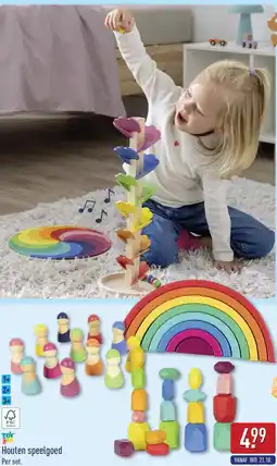 ALDI Houten speelgoed aanbieding