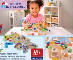 ALDI Houten bouwstenen aanbieding