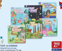 ALDI Schuif- en ontdekboek aanbieding