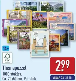 ALDI Themapuzzel aanbieding
