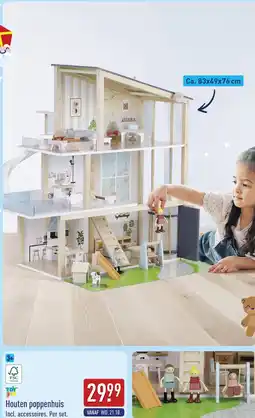ALDI Houten poppenhuis aanbieding