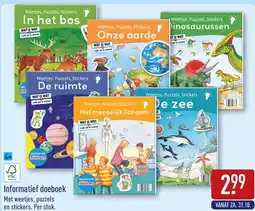 ALDI Weetjes, Puzzels, Stickers aanbieding
