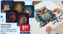 ALDI Houten puzzel aanbieding