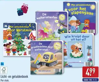 ALDI Licht- en geluidenboek aanbieding