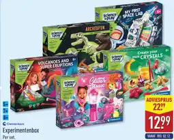 ALDI Clementoni Experimentenbox aanbieding