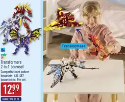 ALDI Transformers 2-in-1 bouwset aanbieding
