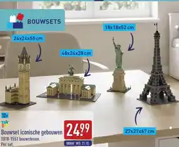ALDI Bouwset iconische gebouwen aanbieding
