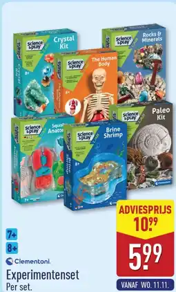 ALDI Clementoni Experimentenset aanbieding