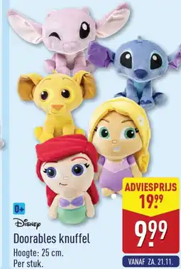 ALDI Disney Doorables knuffel aanbieding