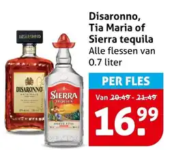 Hoogvliet Disaronno, Tia Maria of Sierra tequila aanbieding
