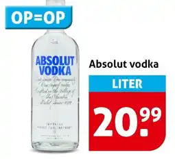 Hoogvliet Absolut vodka aanbieding