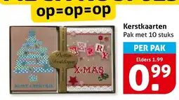 Hoogvliet Kerstkaarten aanbieding