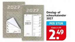 Hoogvliet Omslag-of scheurkalender 2027 aanbieding