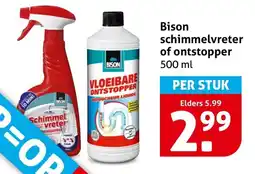 Hoogvliet Bison schimmelvreter of ontstopper aanbieding