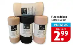 Hoogvliet Fleecedeken aanbieding