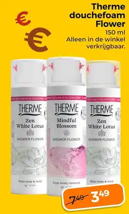 Trekpleister Therme douchefoam Flower aanbieding
