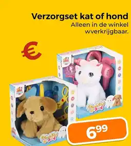 Trekpleister Verzorgset kat of hond aanbieding