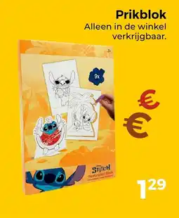 Trekpleister Prikblok aanbieding