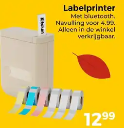 Trekpleister Labelprinter aanbieding
