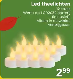 Trekpleister Led theelichten aanbieding