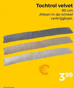 Trekpleister Tochtrol velvet aanbieding