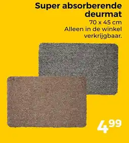 Trekpleister Super absorberende deurmat aanbieding