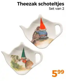 Trekpleister Theezak schoteltjes aanbieding
