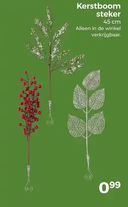 Trekpleister Kerstboom steker aanbieding