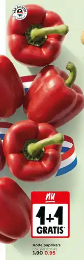 Jumbo Rode paprika's aanbieding