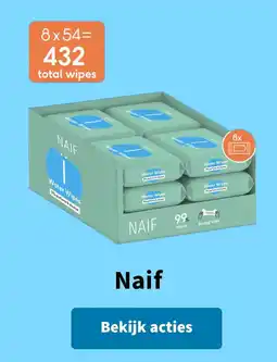 Plein.nl Naif Water Wipes aanbieding