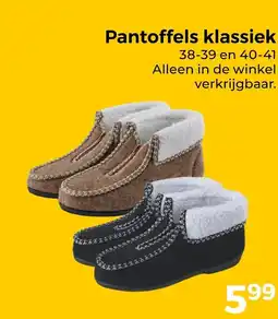 Trekpleister Pantoffels klassiek aanbieding