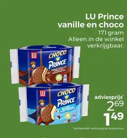 Trekpleister LU Prince vanille en choco aanbieding