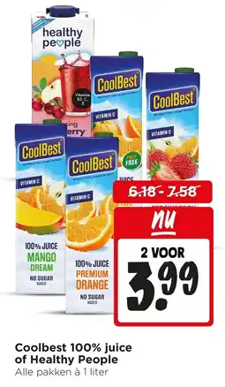 Jumbo Coolbest 100% juice of Healthy People aanbieding