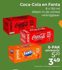 Trekpleister Coca-Cola en Fanta aanbieding