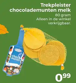 Trekpleister Trekpleister chocolademunten melk aanbieding