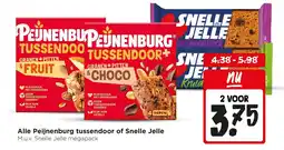 Jumbo Alle Peijnenburg tussendoor of Snelle Jelle aanbieding
