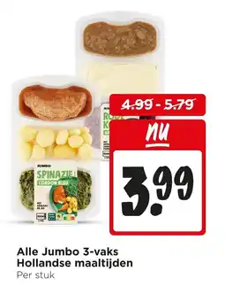 Jumbo Alle Jumbo 3-vaks Hollandse maaltijden aanbieding