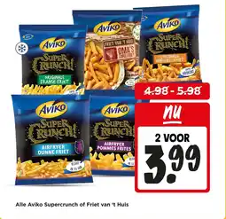 Jumbo Alle Aviko Supercrunch of Friet van 't Huis aanbieding