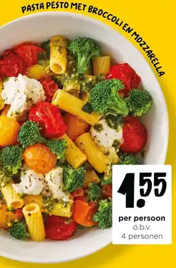 Jumbo Pasta pesto met broccoli en mozzarella aanbieding