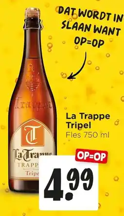 Jumbo La Trappe Tripel aanbieding