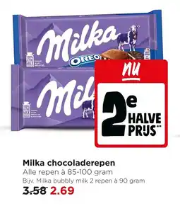 Jumbo Milka chocoladerepen aanbieding