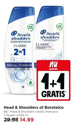Jumbo Head & Shoulders of Borotalco aanbieding