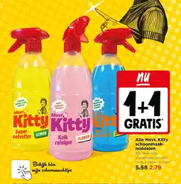 Jumbo Alle Mevr. Kitty schoonmaak- middelen aanbieding